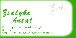 zselyke antal business card